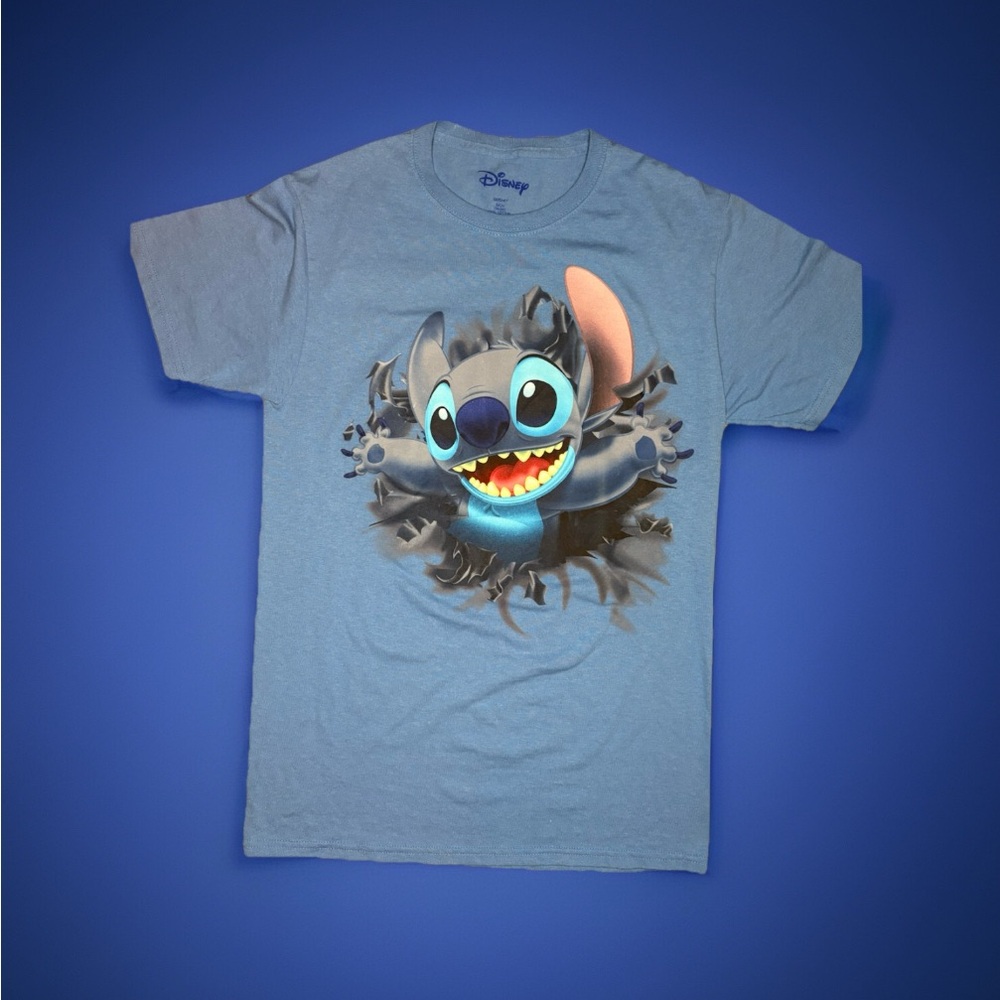 Disney stitch T-Shirt with Stitch Design back and front small